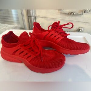 Red sneakers - size 8.5